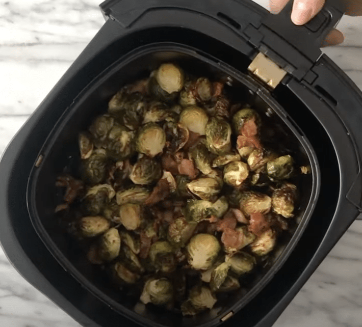 air fryer bacon Brussel sprouts